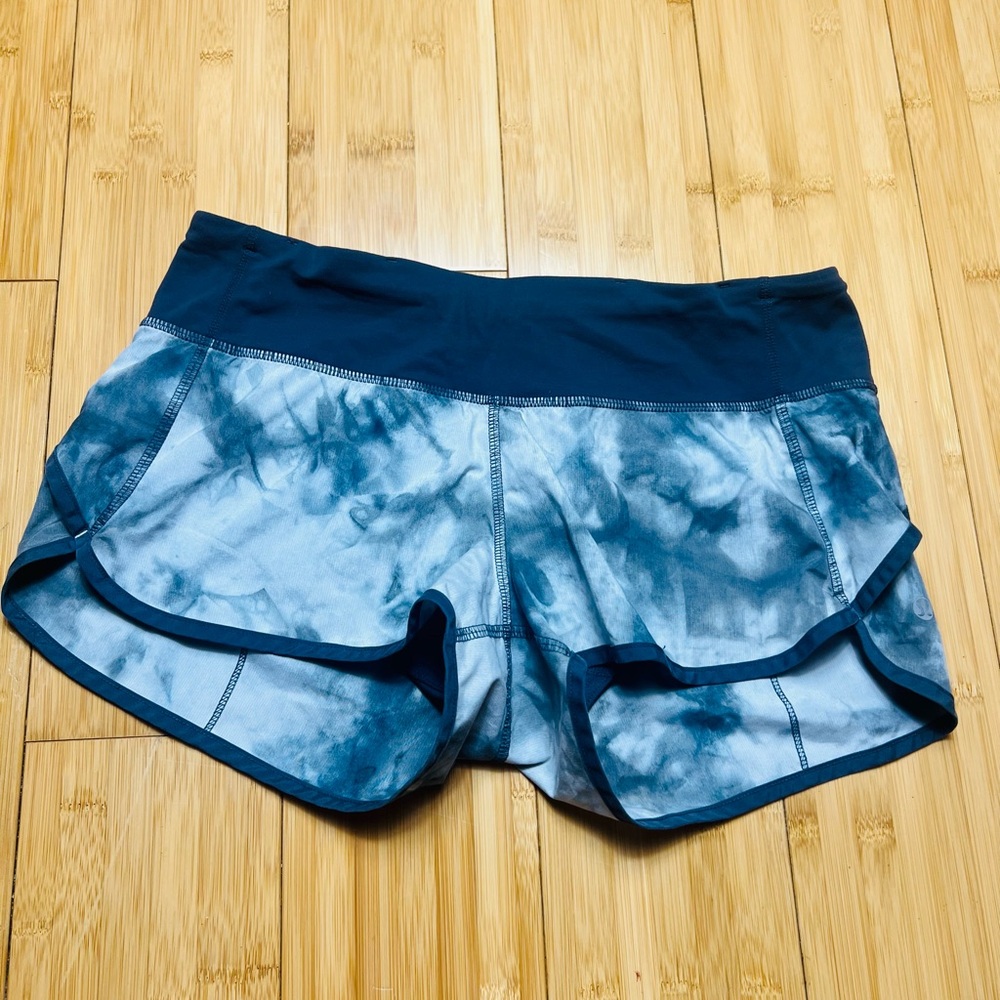 Lululemon Speed Tie-Dye Shorts Size 6